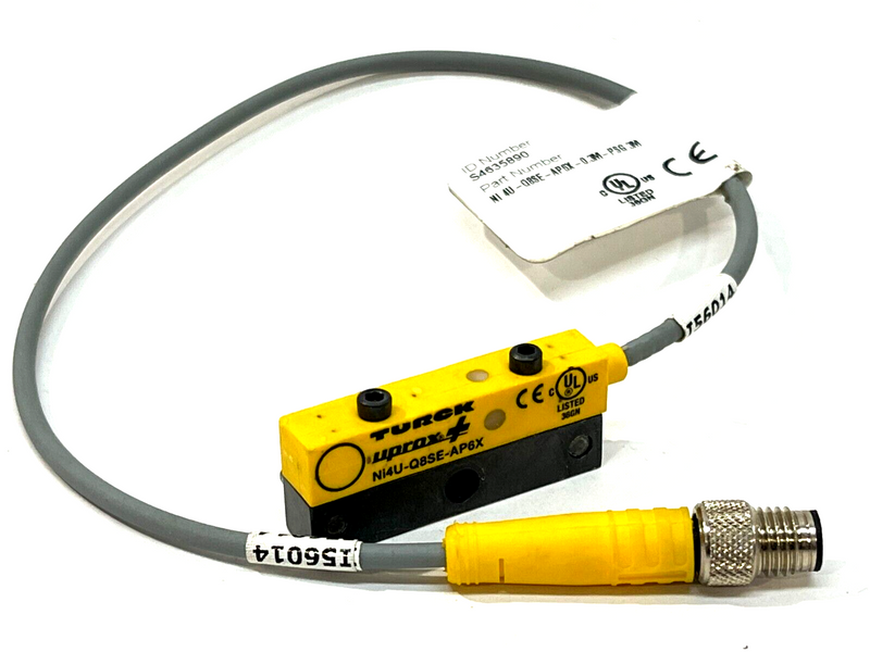 Turck NI 4U-Q8SE-AP6X-0.3M-PSG 3M Inductive Proximity Sensor - Maverick Industrial Sales