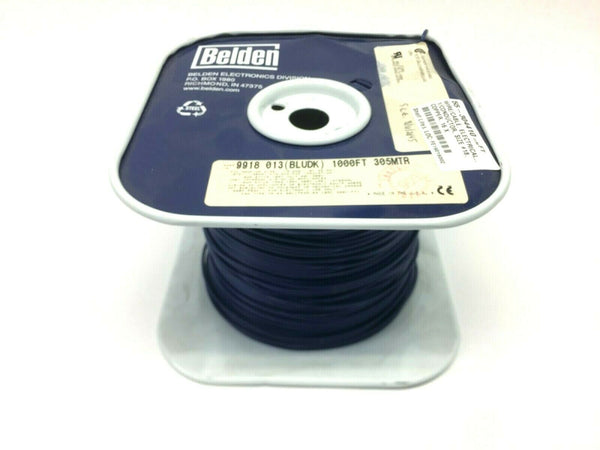 Belden 99180131000 Hook-up Wire 18AWG 1C PVC 675ft Spool DK Blue - Maverick Industrial Sales