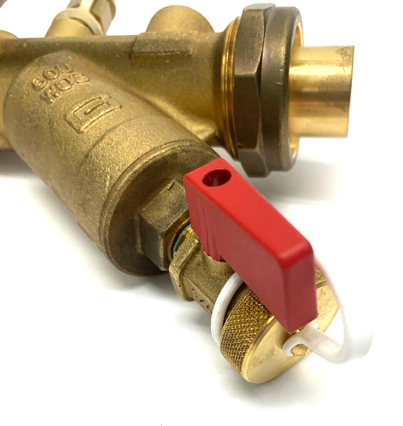 Griswold Controls P3012210R20B Isolator R Valve Solder Ends w/ 1/4" Flow Cap - Maverick Industrial Sales