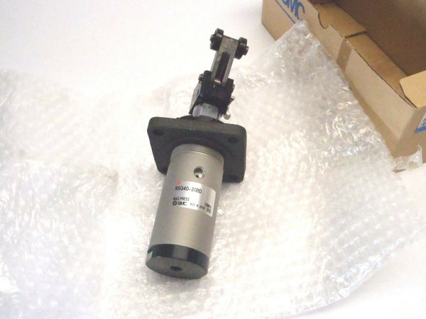 SMC RSG40-20BD Double Acting Cylinder Adjustable Height Stopper - Maverick Industrial Sales
