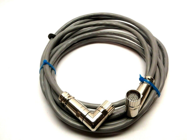 Carol C2424A 18 AWG 20 Foot PLC Cable 19 Pin Angled Connector - Maverick Industrial Sales