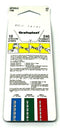 Grafoplast 117P81BY Trasp System Wire Markers - Black on Yellow 10 Strips - Maverick Industrial Sales