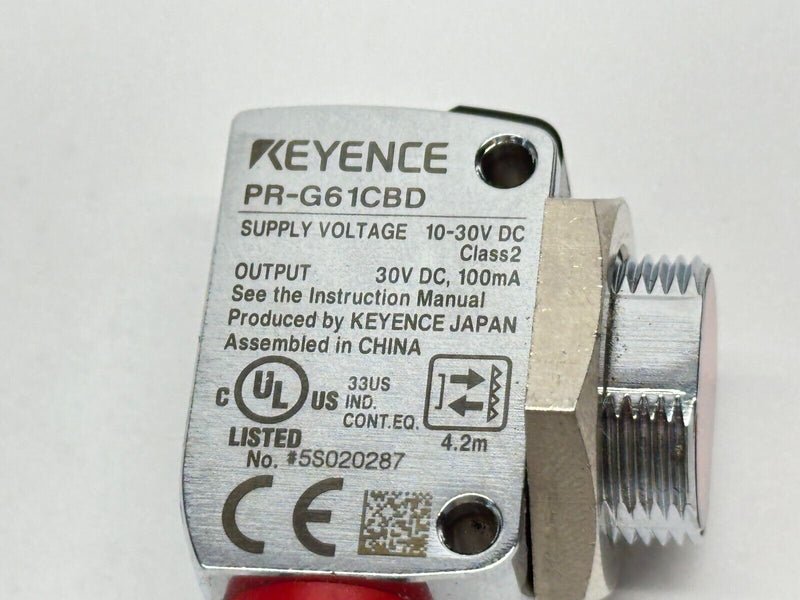 Keyence PR-G61CBD Photoelectric Sensor Retro-Reflective M12 - Maverick Industrial Sales