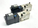 SMC VZ412 3-Port Pneumatic Body Ported Solenoid Valve w/ 24VDC Coil LOT OF 2 - Maverick Industrial Sales