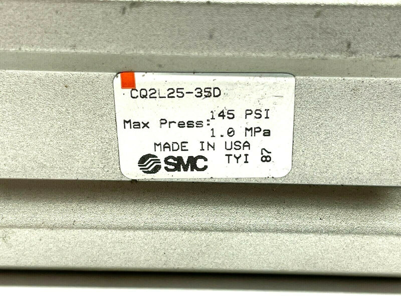 SMC CQ2L25-35D Compact Pneumatic Cylinder - Maverick Industrial Sales