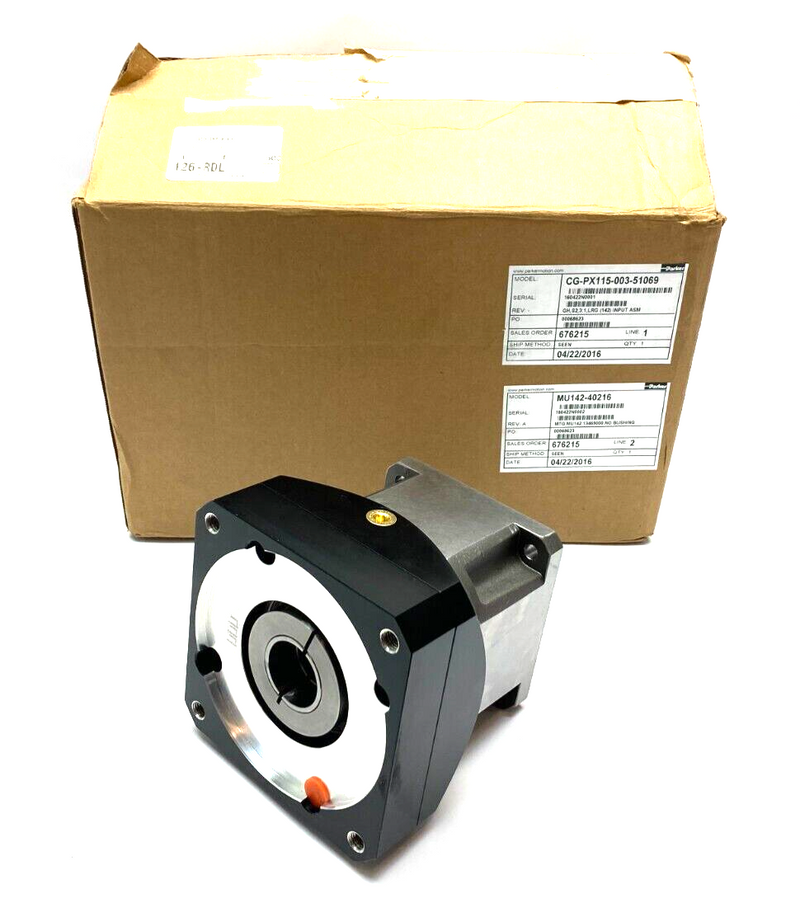 Parker CG-PX115-003-51069 MU142-40216 Inline Helical Planetary Gearhead 3:1 - Maverick Industrial Sales