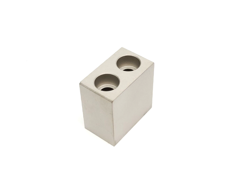 MiSUMi U-SBHHM0.75-A1.25-H1.25 Stopper Block 1-1/4" x 1-1/4" x 3/4" BOX OF 3 - Maverick Industrial Sales