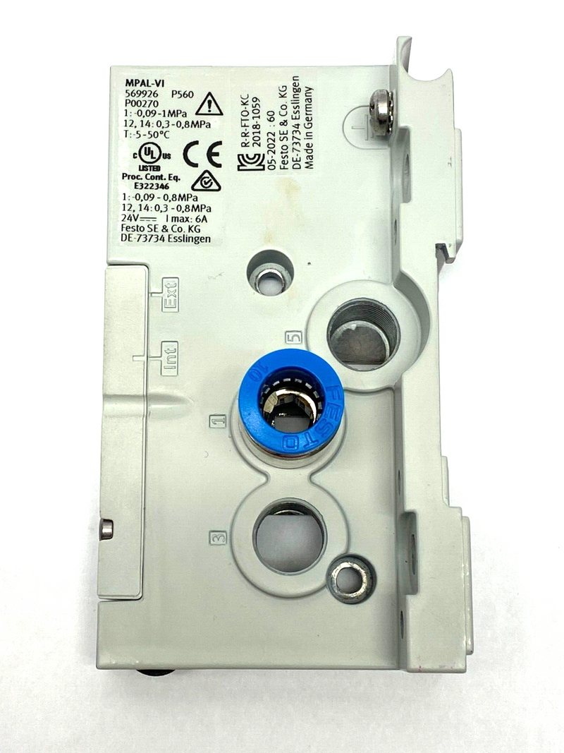 Festo MPAL-VI Valve Terminal Base Plate 569926 - Maverick Industrial Sales