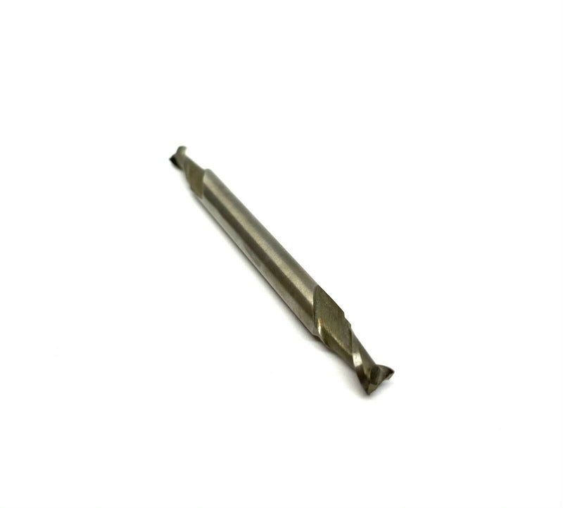 Interstate 01774108 Double Square End Mill 5/32" x 15/64" LOC 3/16" Shank Dia. - Maverick Industrial Sales