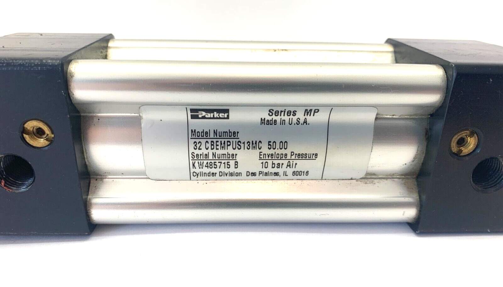 Parker 32 CBEMPUS13MC Ser. MP Pneumatic Air Cylinder 50.00 10 Bar Air - Maverick Industrial Sales