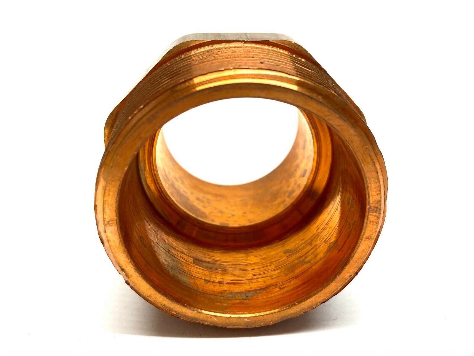 Mueller Streamline Tube Adapter Copper 2" x 1-1/2", 2-1/4" Thread Dia., 2-1/4" L - Maverick Industrial Sales