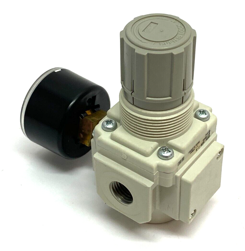 SMC AR25K-N02B-Z-B Modular Regulator w/ Backflow Function 1/4" NPT 7~125psi - Maverick Industrial Sales