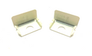 Hubbell 2010B Raceway End Cap/ End Bracket White LOT OF 2 - Maverick Industrial Sales