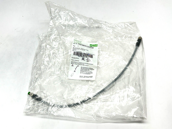 Murr Elektronik 7000-88005-2200030 Cordset M8 M 3-Pin - M8 F 4-Pin 0.3m - Maverick Industrial Sales