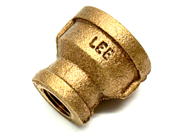 LEE 1/2" x 1/4" Bell Reducer Fitting Red Brass - Maverick Industrial Sales