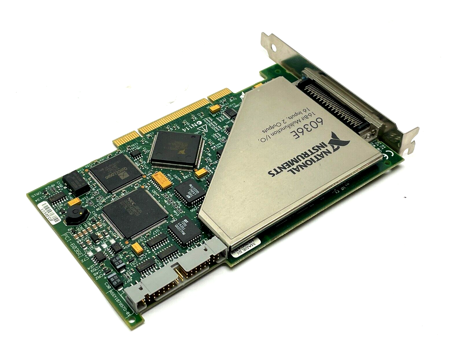 National Instruments PCI-6036E Multifunction Card 16 Inputs 2 Outputs 778465-01 - Maverick Industrial Sales