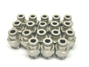 Camozzi 6510-53-02 5/32" PTC to 1/8" Male NPT Pneumatic Fitting LOT OF 18 - Maverick Industrial Sales