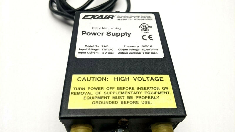 Exair 7940 Static Neutralizing Power Supply 115V - Maverick Industrial Sales