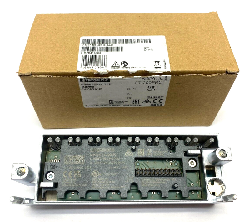 Siemens 6ES7 194-4CB50-0AA0 Simatic ET 200PRO Connecting Module CM IO 8 x M12D - Maverick Industrial Sales