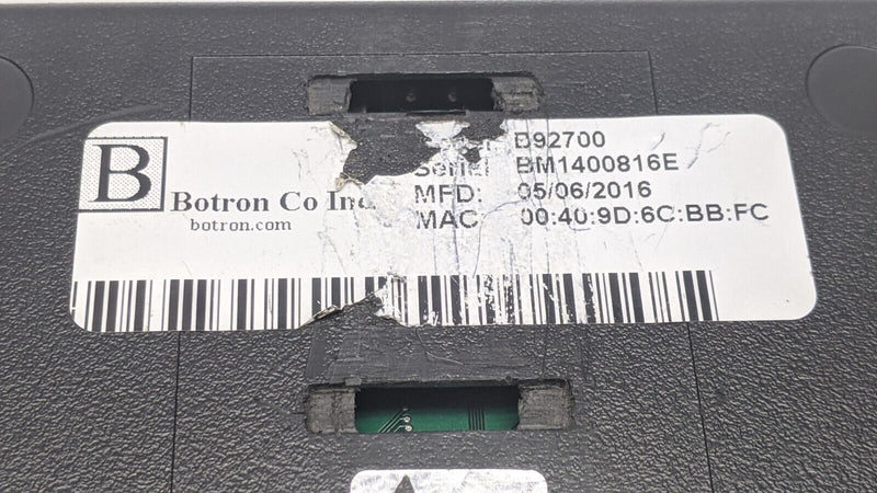 Botron D92700 OMNIGRD Multi-Ground Continuous Monitor SCREEN CRACKED - Maverick Industrial Sales
