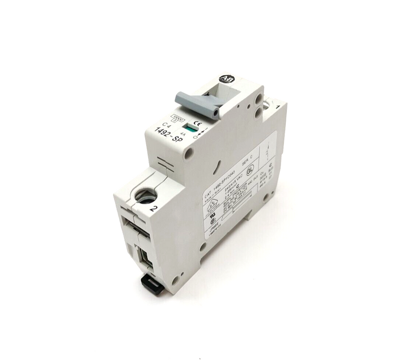 Allen Bradley 1492-SP1C040 Ser. C Miniature Circuit Breaker 1P 4A LOT OF 2 - Maverick Industrial Sales