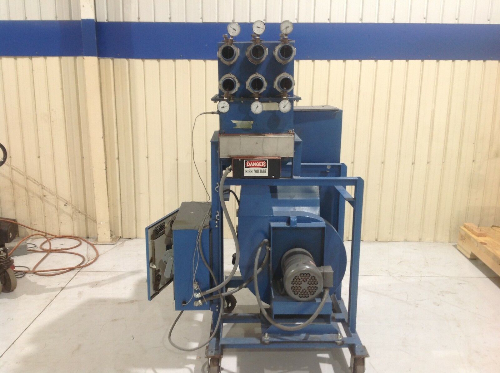 Bilco Heated Air Blower 460V with Chromalox CAB1511SSXX and Baldor M3613T - For parts or not working - Maverick Industrial Sales