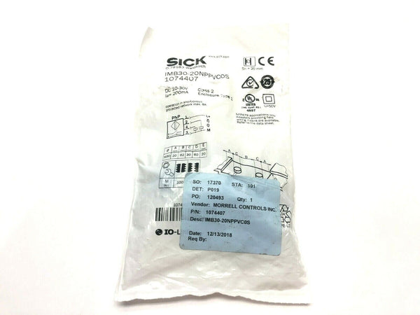 SICK IMB30-20NPPVC0S Proximity Sensor M30 Thread Size M12 Connector Type - Maverick Industrial Sales