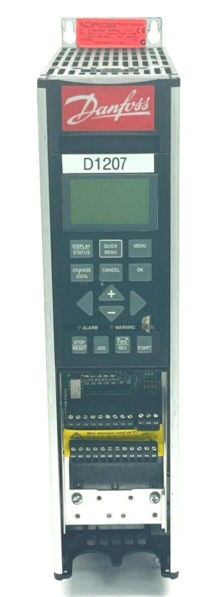 Danfoss 178B0252 VLT5001 Adjustable Frequency Drive 1.0HP w/o Lower Cover - Maverick Industrial Sales