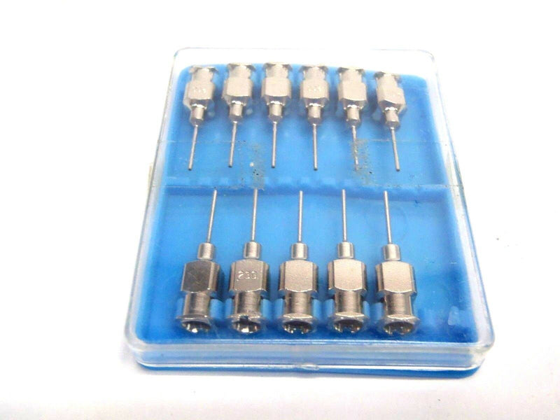 Lot of (11) Asymtek 42-1820 20 Gauge Chamfered Fluid Dispensing Tips, 20 Gauge - Maverick Industrial Sales