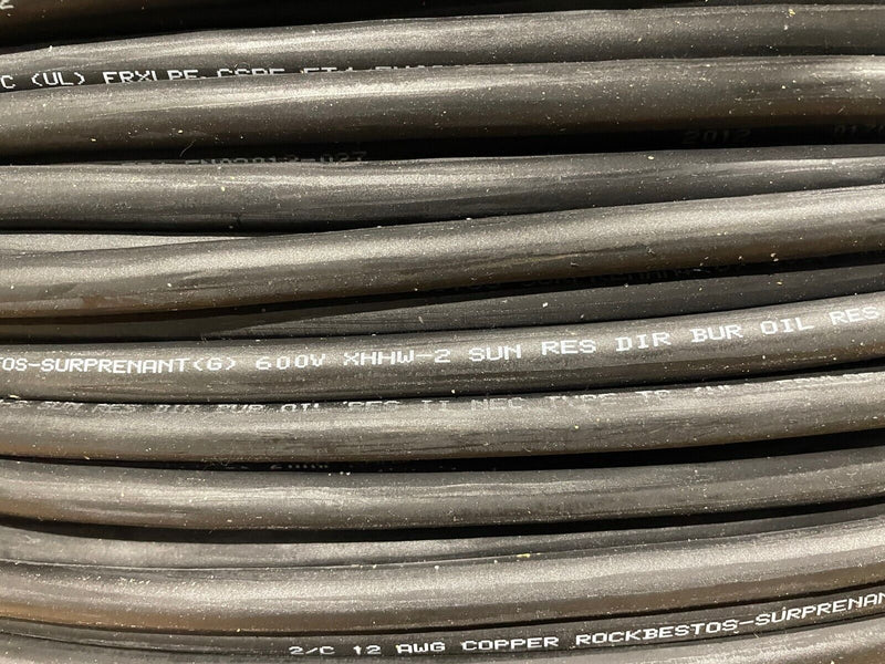 RockbestosSurprenant FN02012027, 2/C 12 AWG Copper TC XLPE Wire Cabl