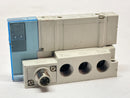 SMC SY5101-5NZ1-WO-0ZN Pneumatic Solenoid Valve w/ Manifold 24VDC 0.4W - Maverick Industrial Sales