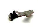 DB9 Male to Female 10 Pin Ribbon Cable 10" Long - Maverick Industrial Sales