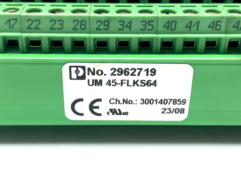 Phoenix Contact UM 45-FLKS64 Interface Module 2962719 - Maverick Industrial Sales