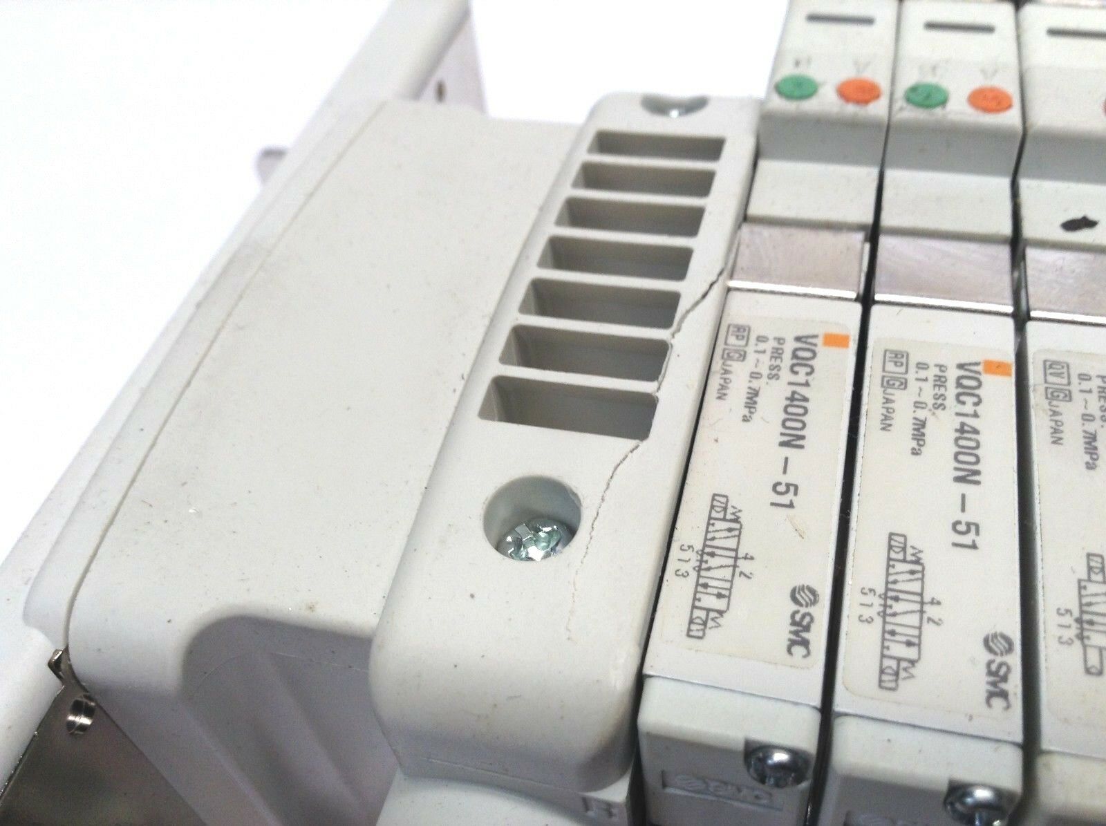 SMC VV5QC11-03N7SD0-S Pneumatic Solenoid Manifold w/ D Sub Connector - Maverick Industrial Sales