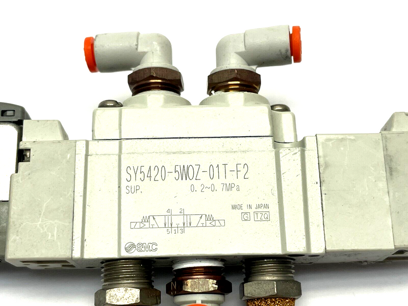 SMC SY5420-5WOZ-01T-F2 Double Solenoid Valve - Maverick Industrial Sales