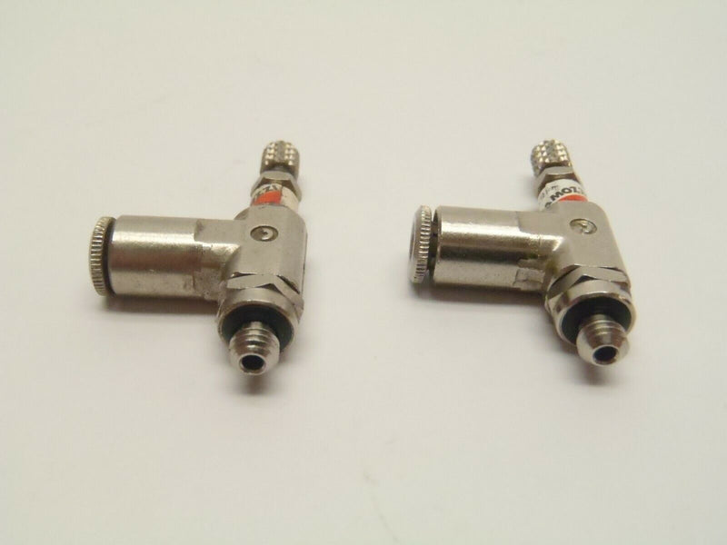 Camozzi GMCU 53-32 Right Angle Flow Control Valve LOT OF 2 - Maverick Industrial Sales