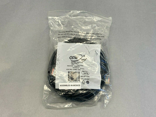 CDW A3L781-25BK-CDW CAT5e Ethernet Patch Cable 25' Black - Maverick Industrial Sales