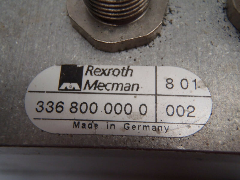 Rexroth Mecman 336 800 000 0 002 Pneumatic Valve Module - Maverick Industrial Sales