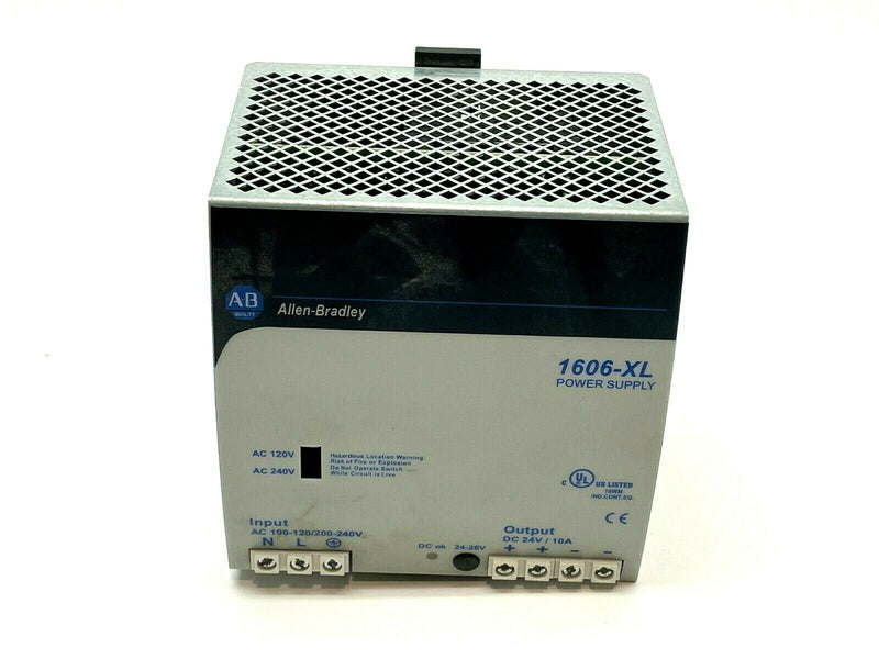 Allen Bradley 1606-XL240E Ser. A Power Supply Standard 240W 24-28VDC Output - Maverick Industrial Sales