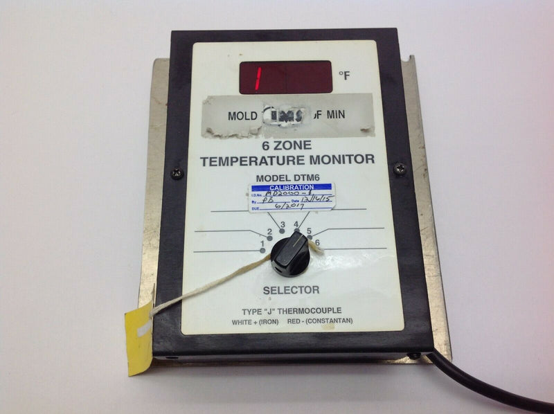 IMS DTM6 6 Zone Temperature Monitor MD2000-1 - Maverick Industrial Sales