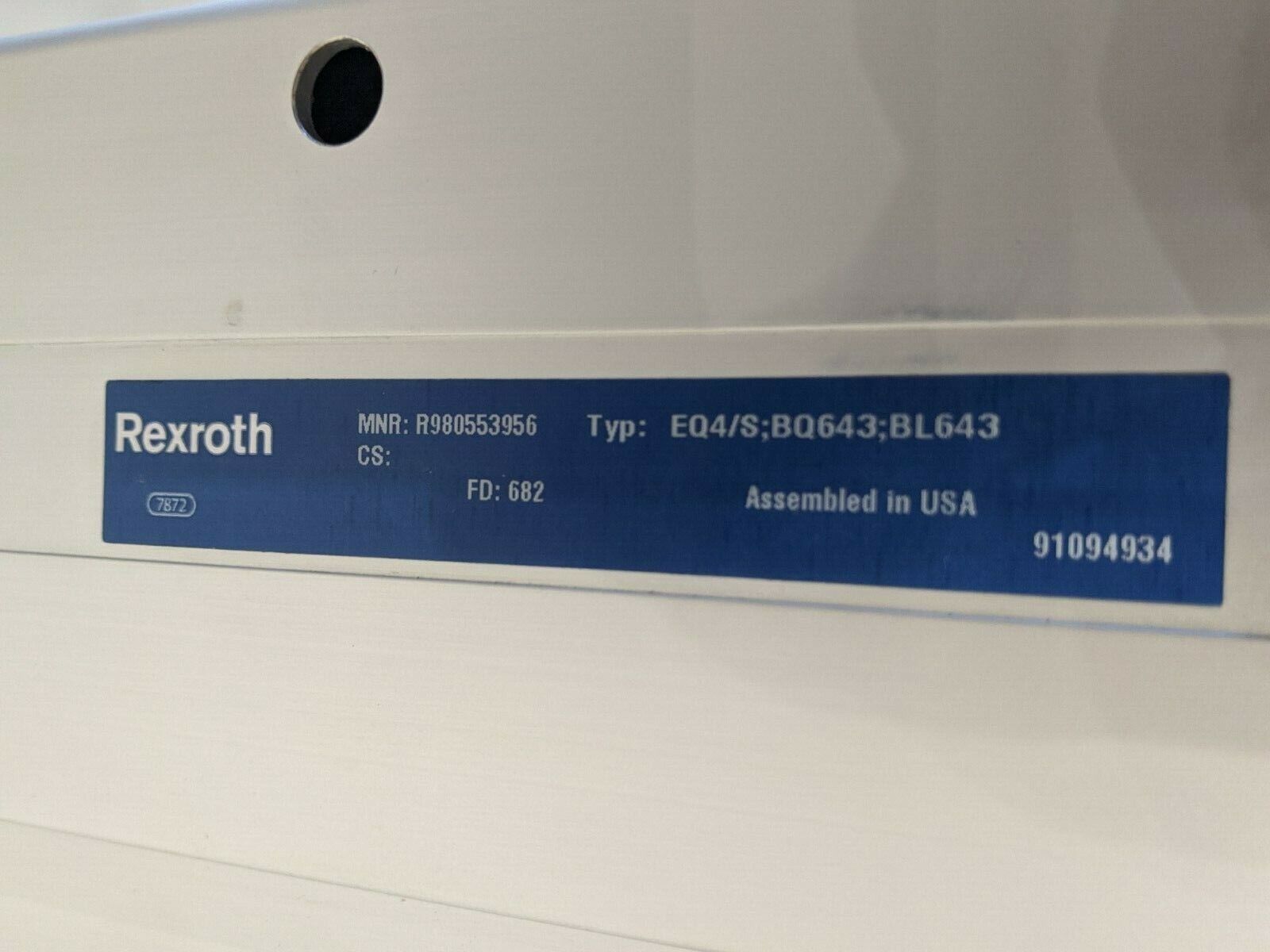 Bosch Rexroth R980553956 Lift Transfer Unit EQ4/S;BQ643;BL643 FD:682 - Maverick Industrial Sales