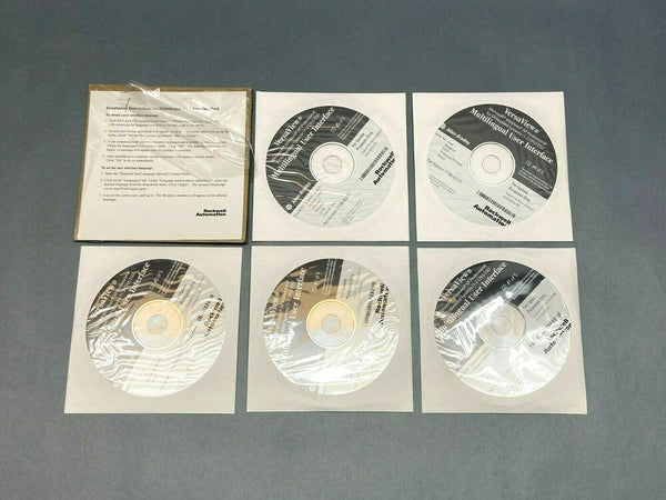 Allen Bradley 77184-933-01 VersaView Multilingual User Interface Series of 5 CDs - Maverick Industrial Sales