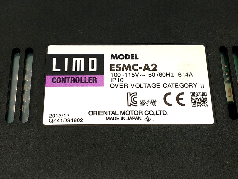 Oriental Motor ESMC-A2 LIMO Linear Motion Controller w/ EZSM6D040A CK1 Key 6.4A - Maverick Industrial Sales