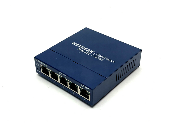 Netgear GS105v5 Gigabit Ethernet Unmanaged Switch 5 Port - Maverick Industrial Sales