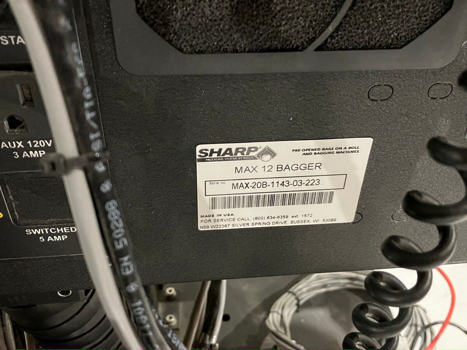 Pregis Sharp MAX 12 Continuous Roll Bagger, Bagging Machine, Mark II ...