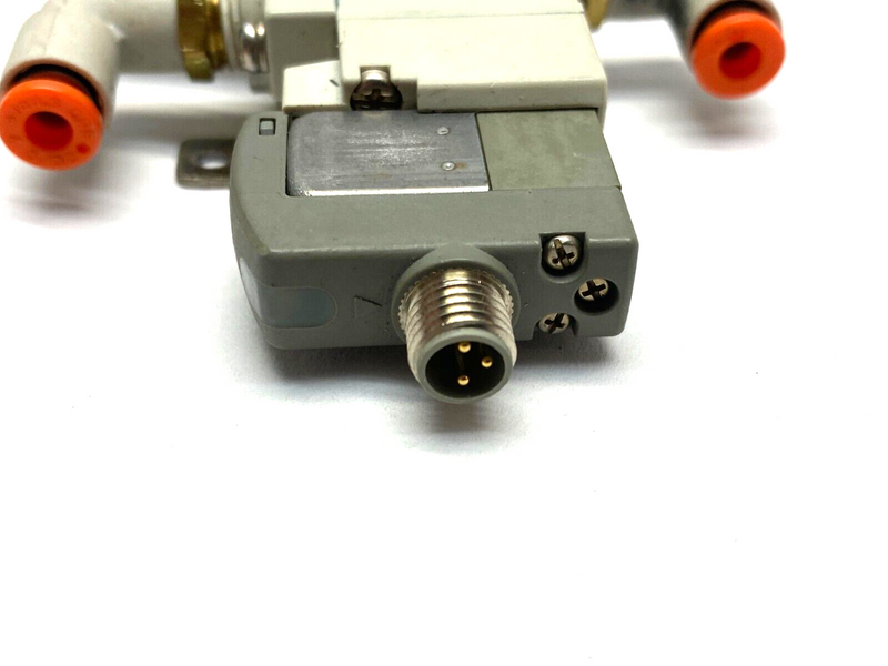 SMC SY5120-5WOZ-01T-F1 Pneumatic Bracketed Solenoid Valve 0.15~0.7MPa - Maverick Industrial Sales