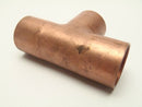 Wrot Copper Tee Fitting 1-1/8" x 1-1/8" x 1-1/8" OD 1" Inch Nominal CxCxC - Maverick Industrial Sales