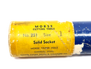 Morse No. 251 Size 1 Solid Socket Drill Sleeve Taper Hole, Carbon Steel - Maverick Industrial Sales