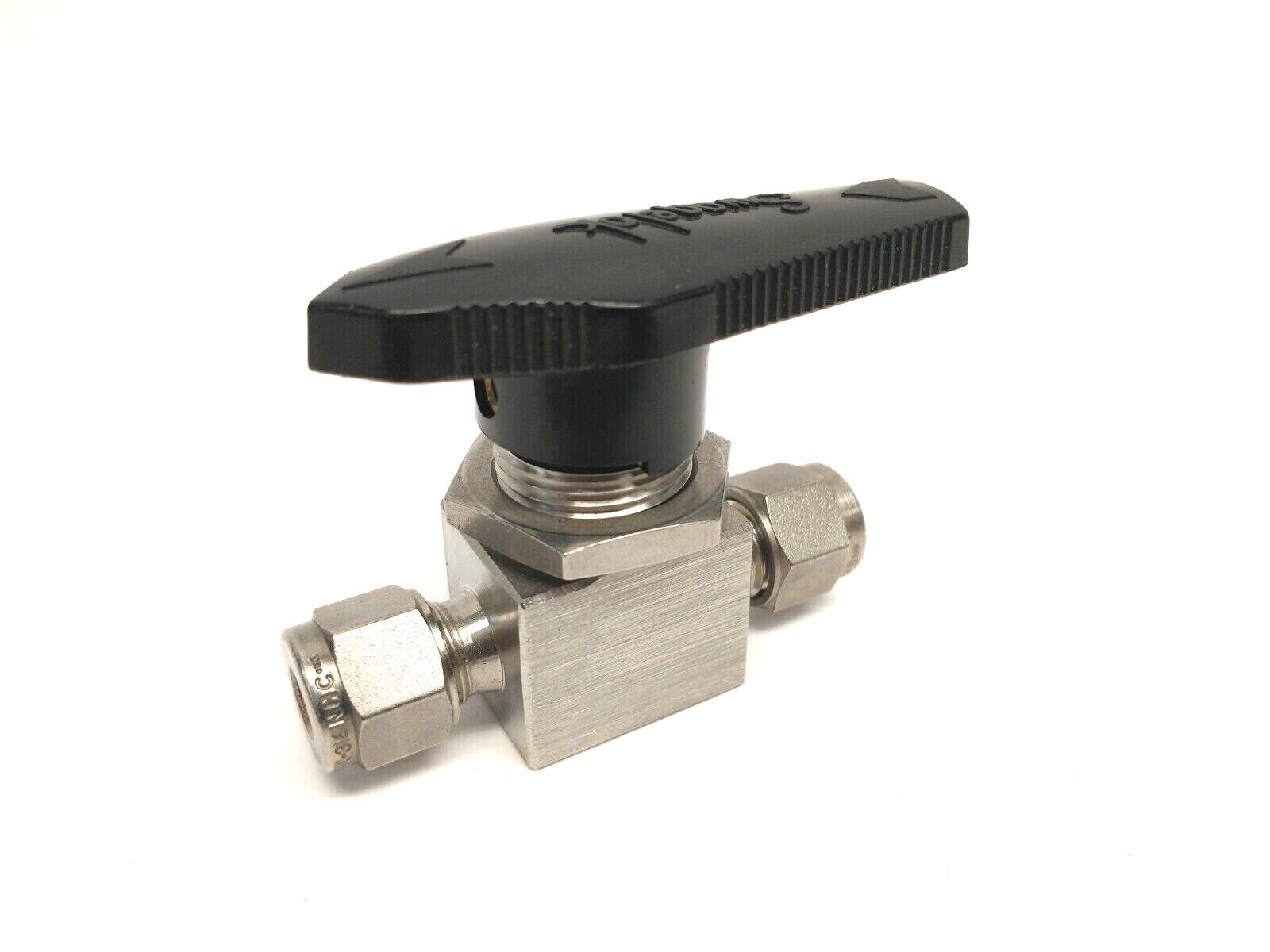 Swagelok SS-43S6MM 1-Piece SS Ball Valve 1.4Cv 6mm Tube Fitting - Maverick Industrial Sales