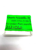 Quartz Scientific Inc 212106 Quartz Plate 2" x 2" x 1/16" LOT OF 5 - Maverick Industrial Sales